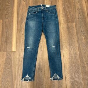 Rag & Bone Cate Mid-Rise Ankle Skinny Jeans